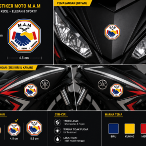 Stiker Motorsikal M.A.M.